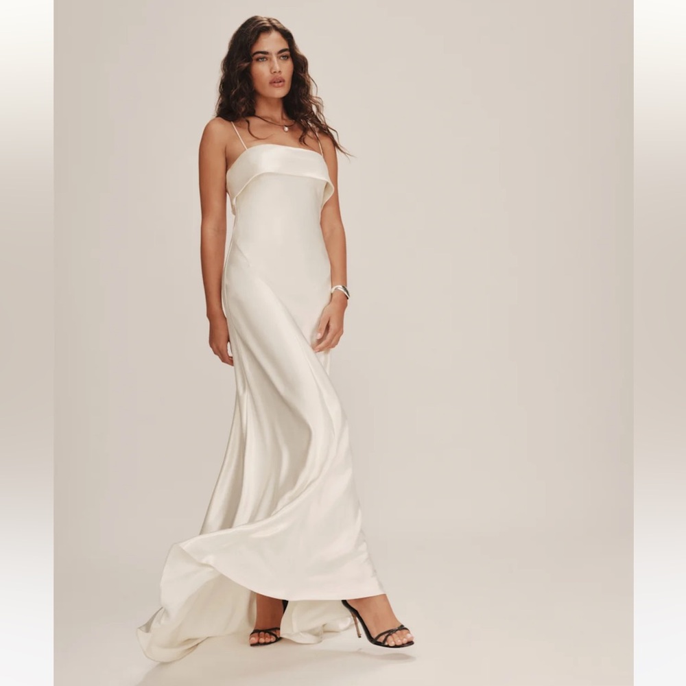 NWT Reformation Josie Silk dress